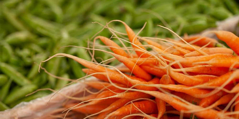close up of carrots