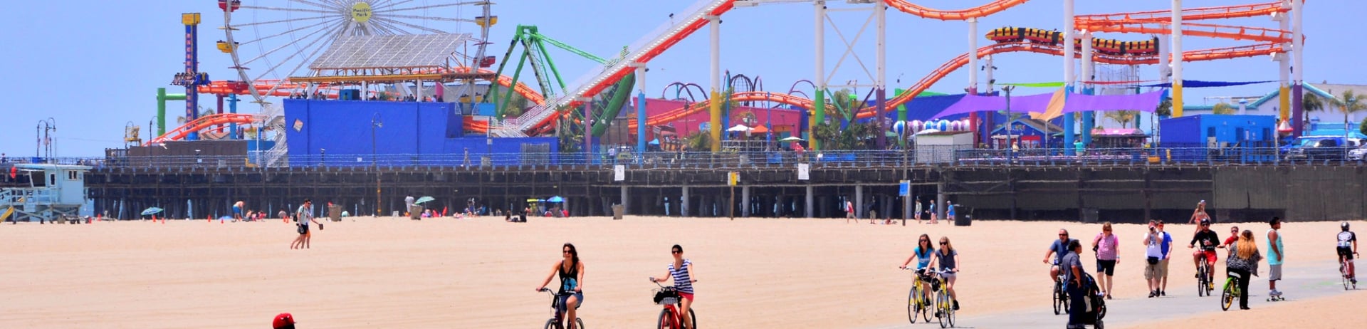 cycling path to Pacific Park