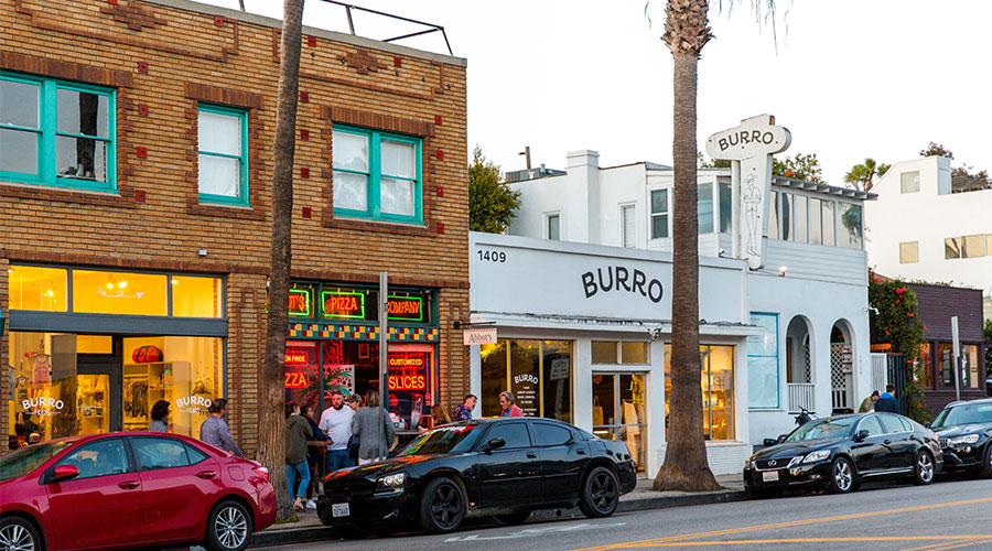 exterior view of Burro Boutique