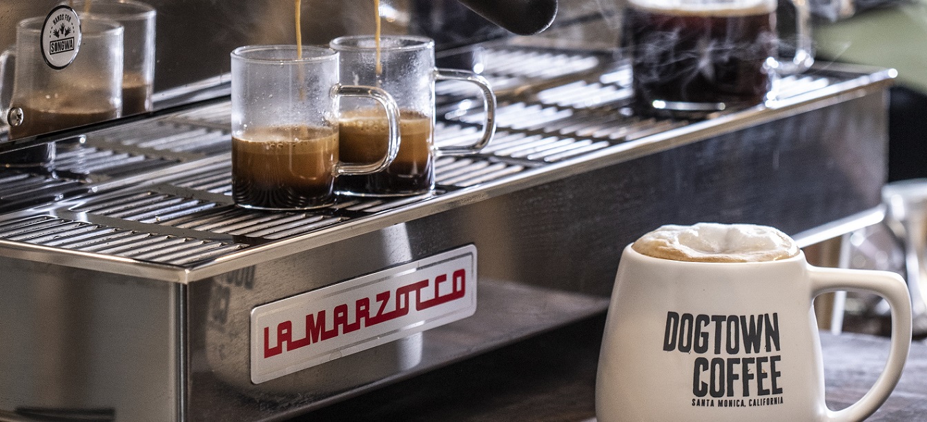 espresso being poured