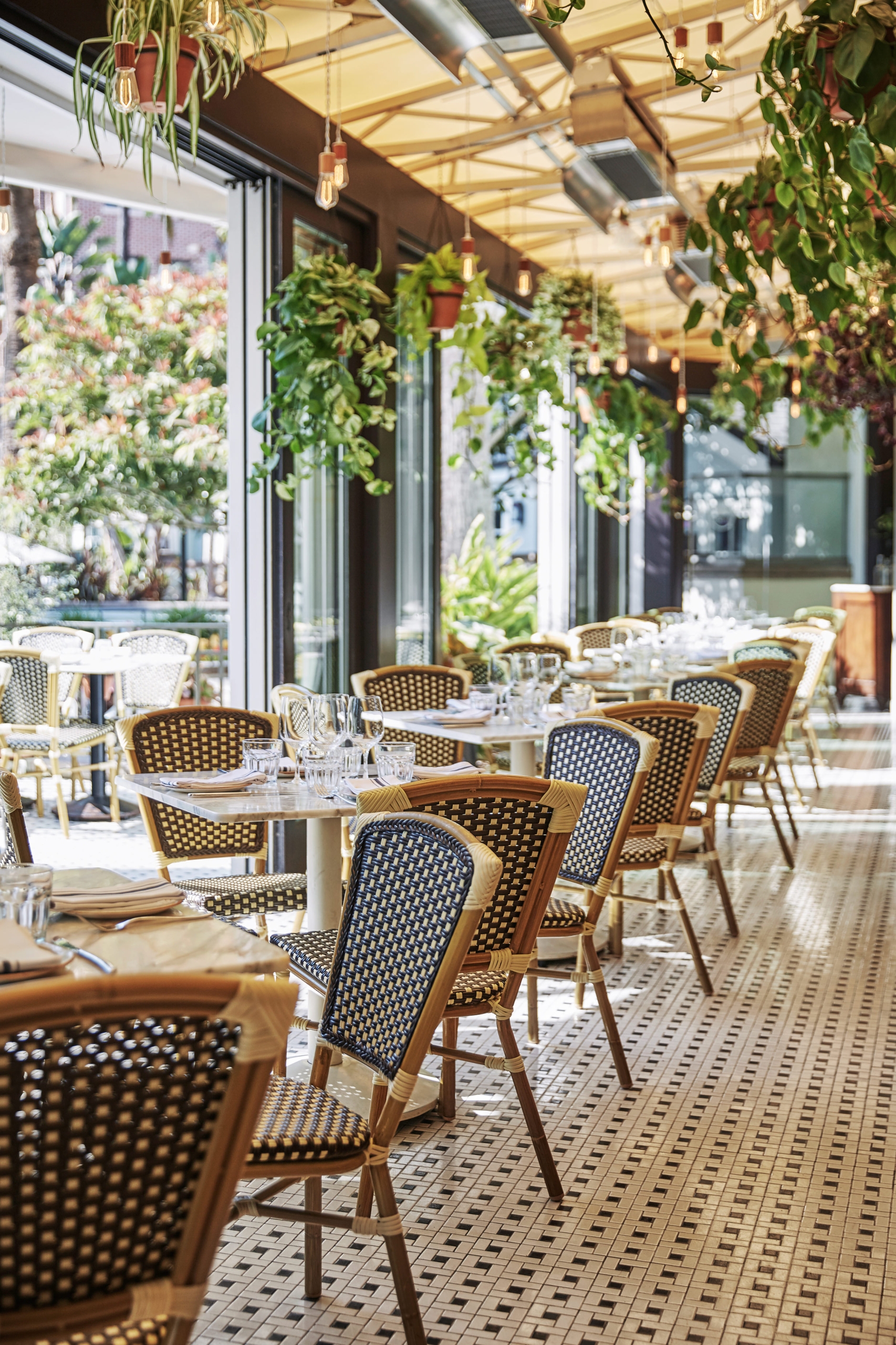 Restaurant seating area