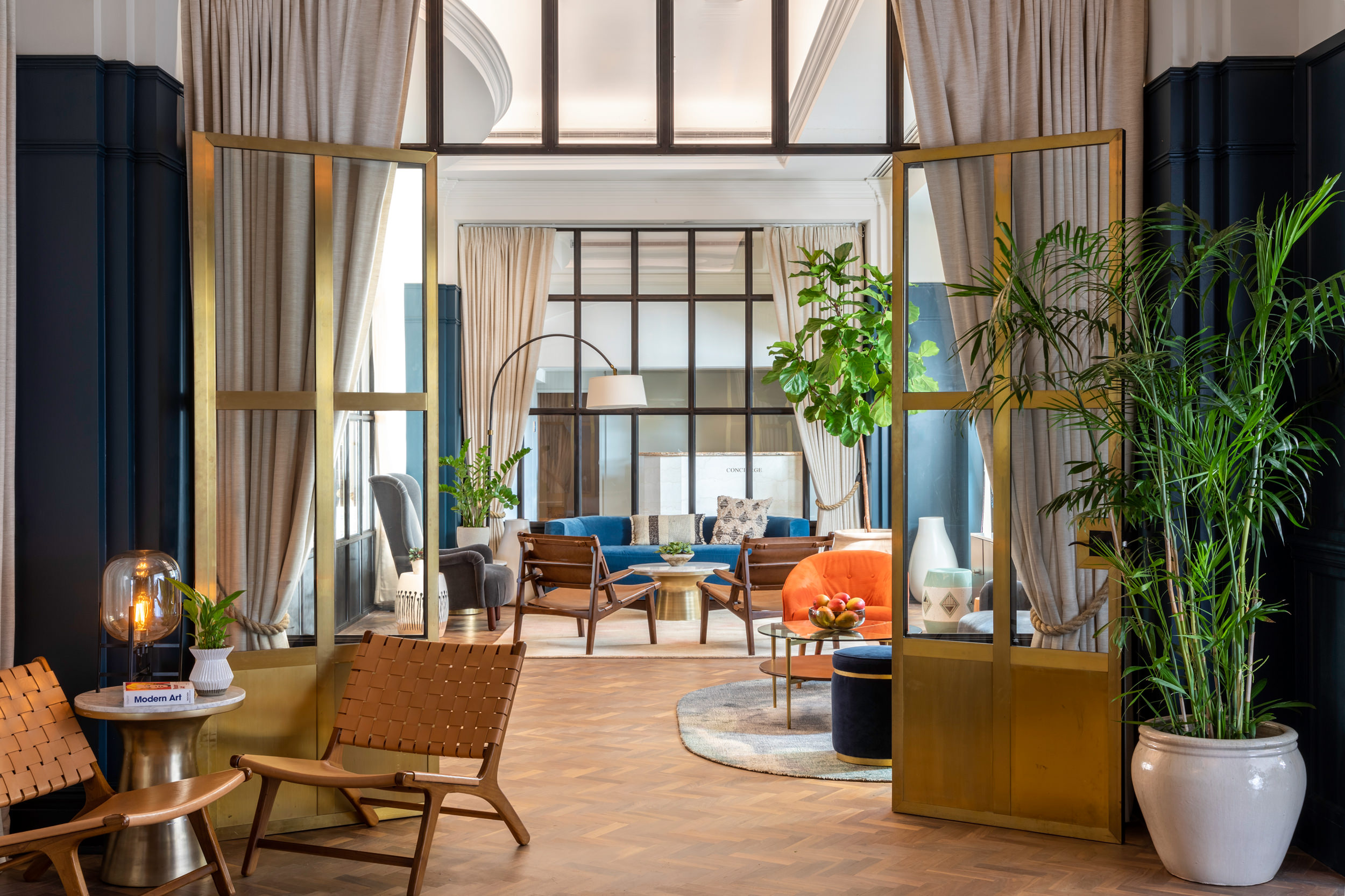 lobby area