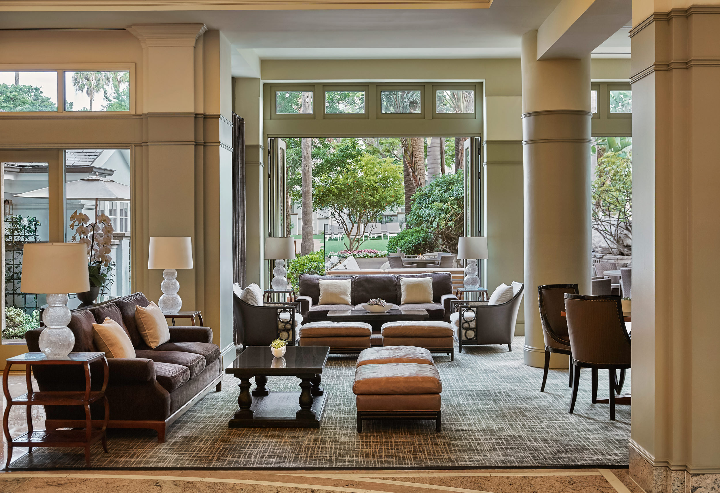 hotel lobby