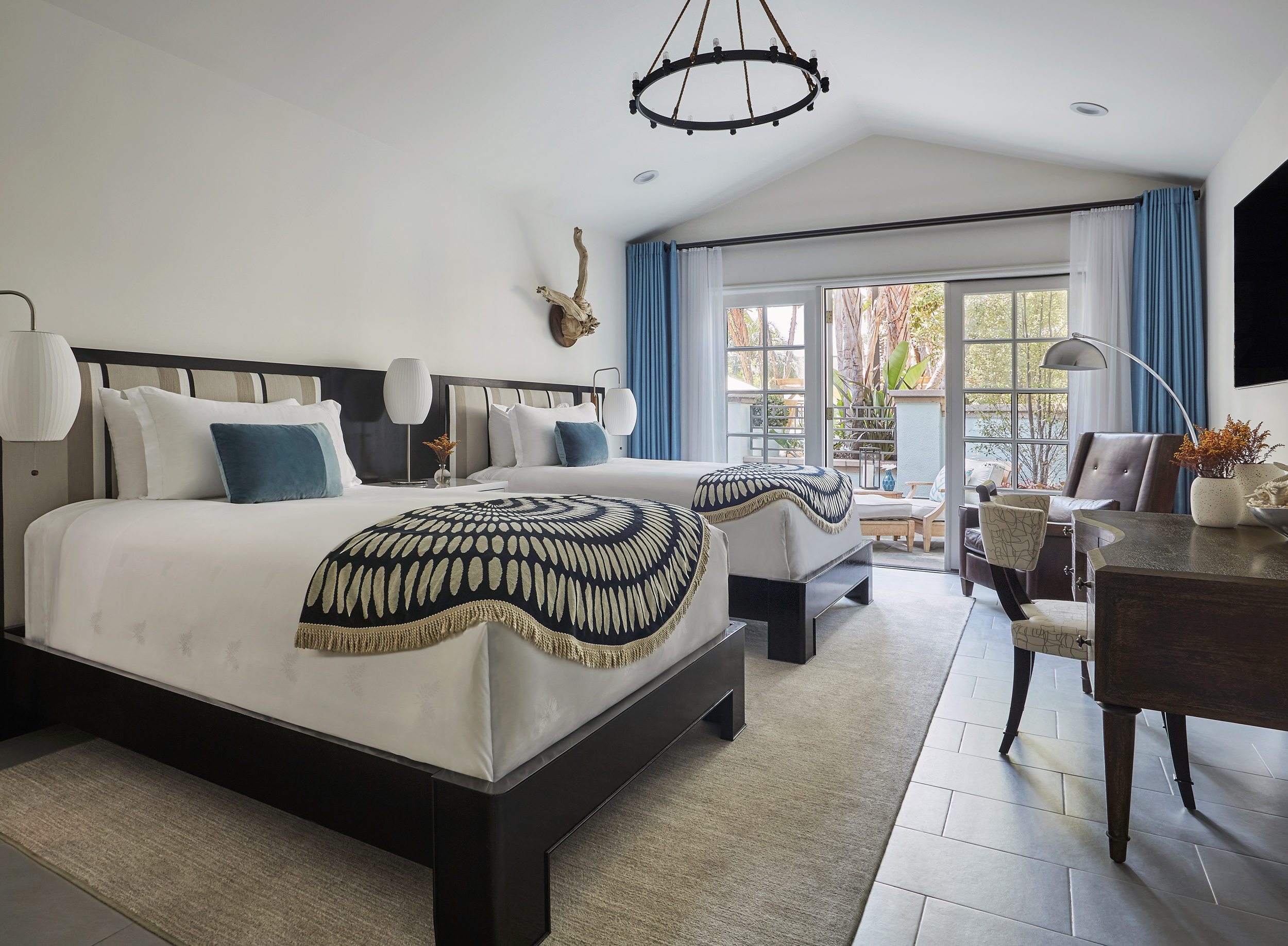 two single beds