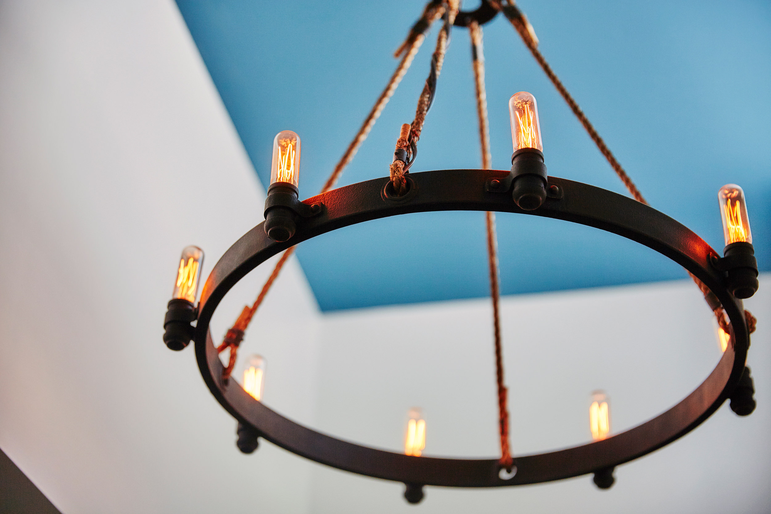 a chandelier