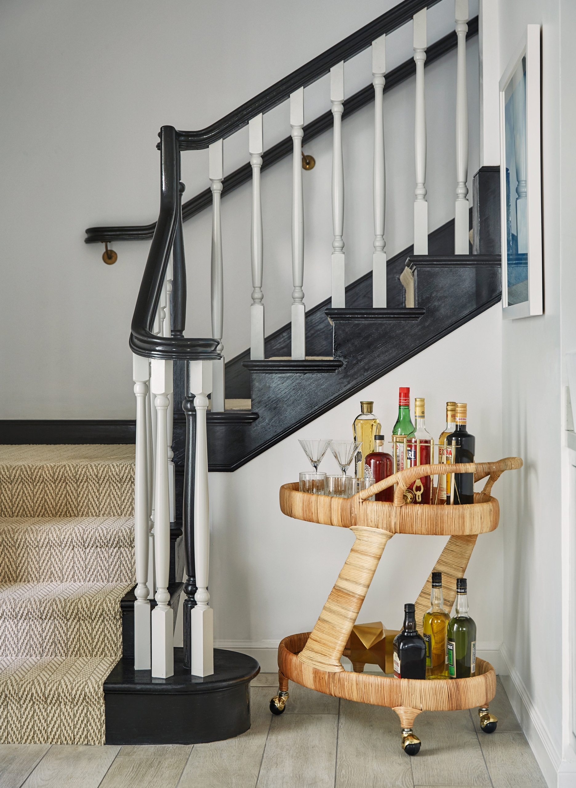 a set of stairs