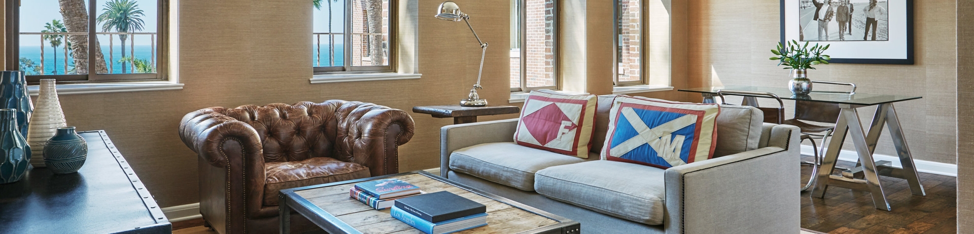 living room with sofa