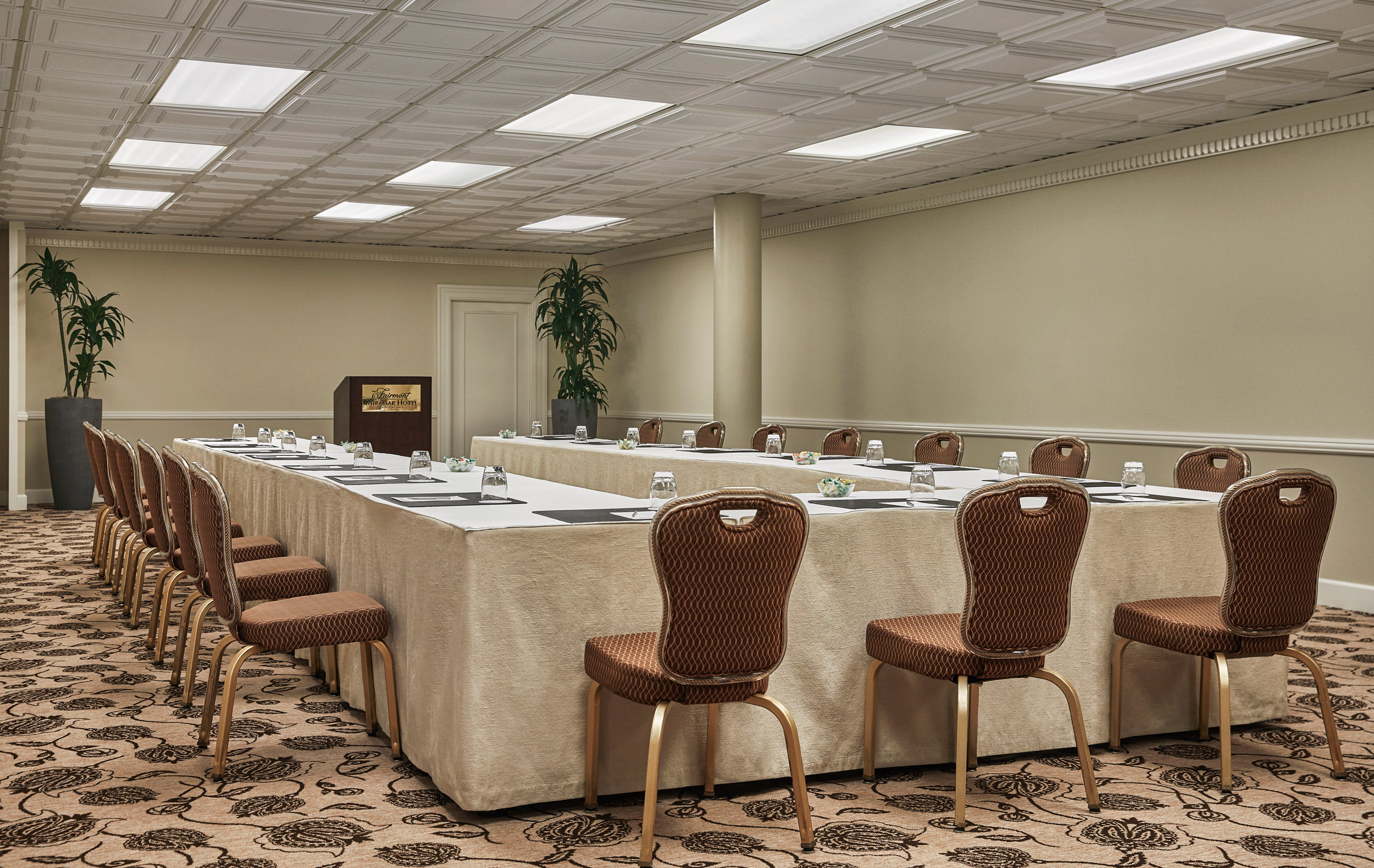 Boardroom with U-shaped Table