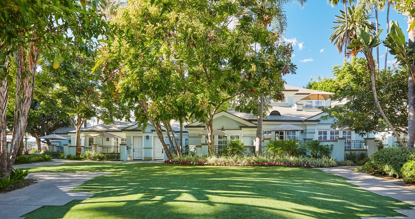 exterior shot of a bungalow