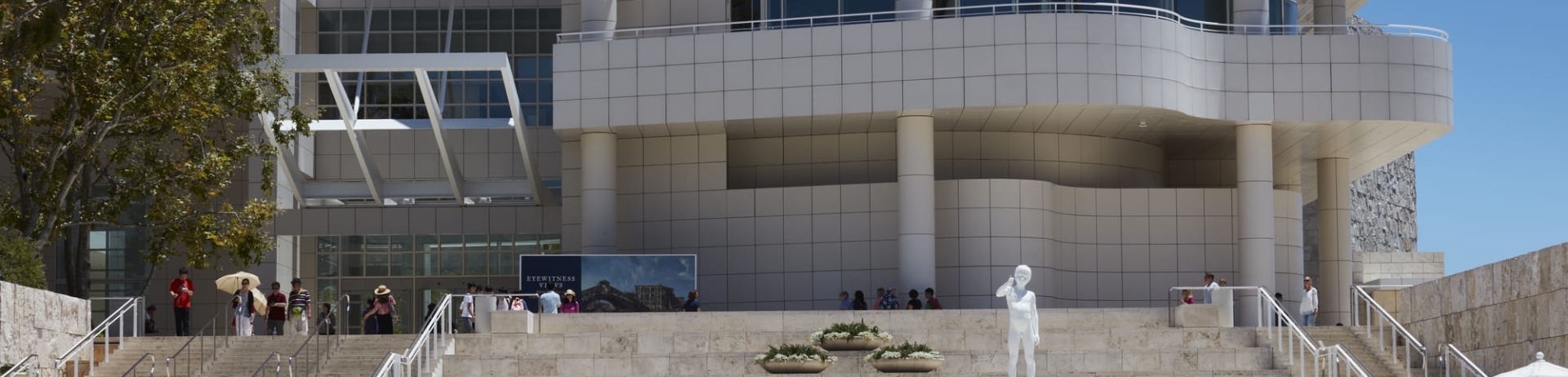 exterior shot of the getty center