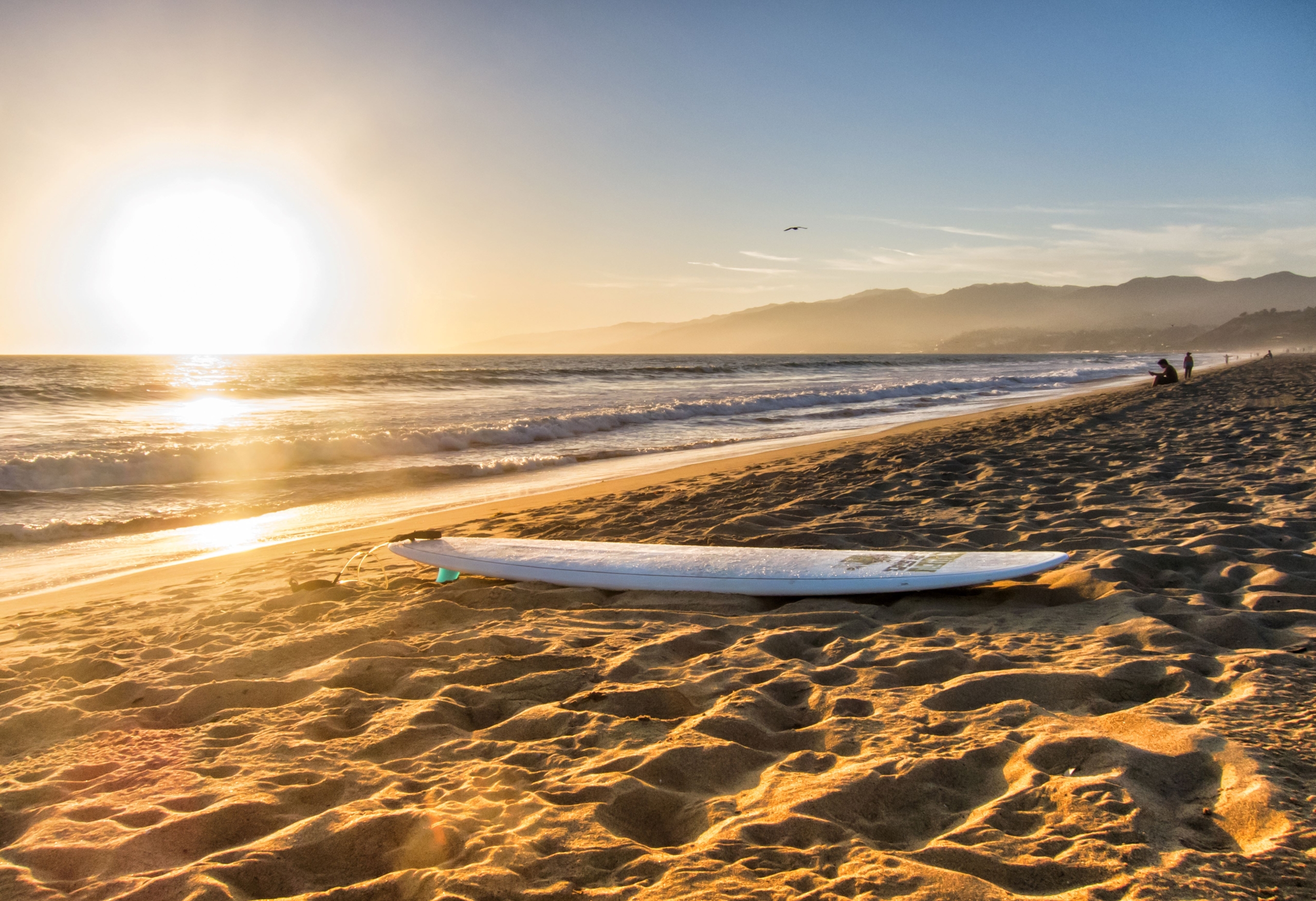 surfboard on a beach