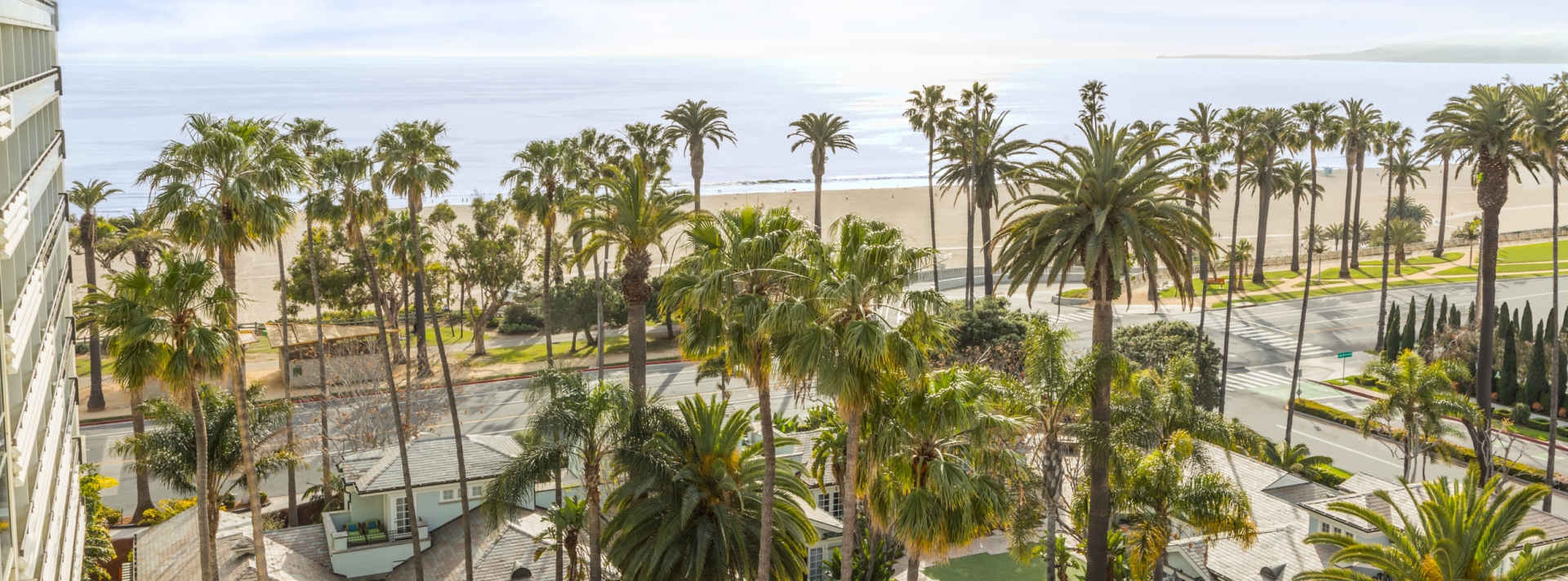 oof top at the Fairmont Miramar Beach hotel in Santa Monica, CA